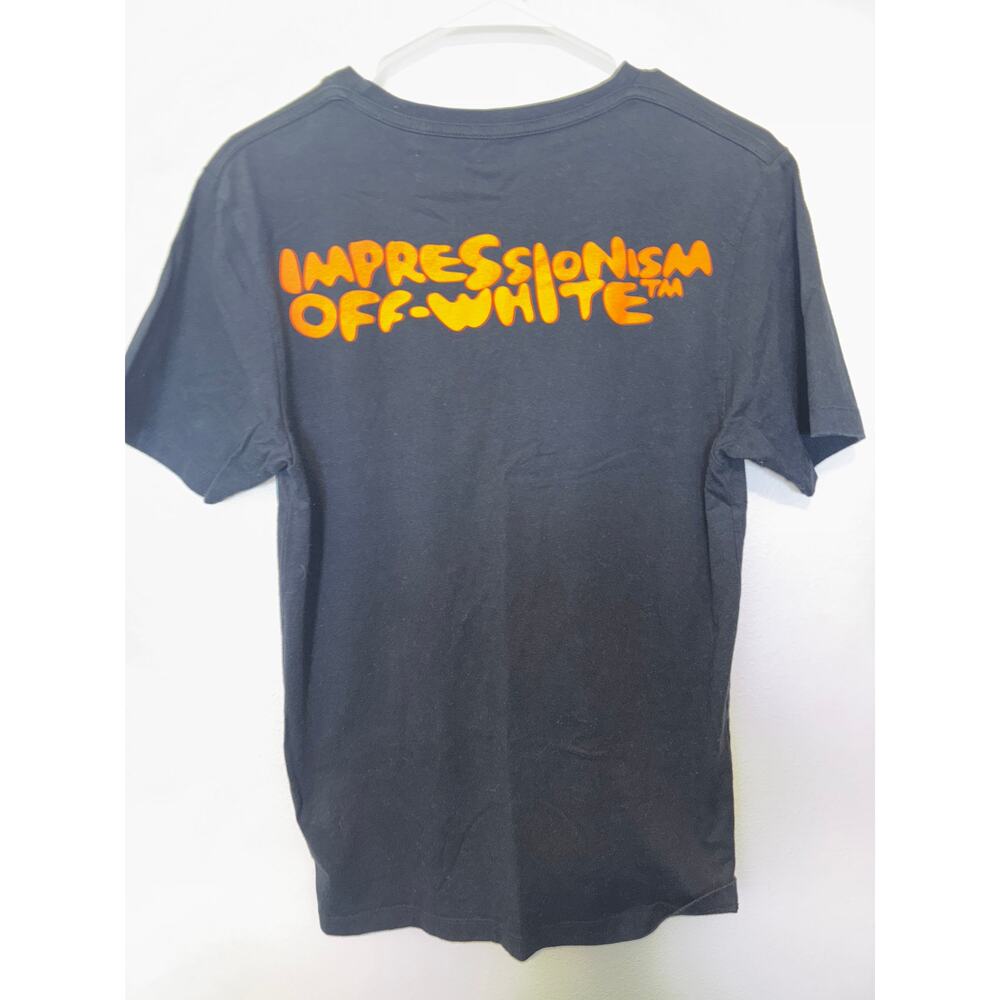 Off-White Impressionism black tee, Small